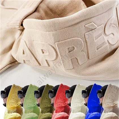 ابھرا ہوا لوگو سویٹ شرٹ یونیسیکس ہوڈیز