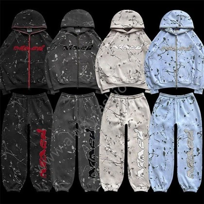 اسٹیکڈ جوگرز سیٹ یونیسیکس